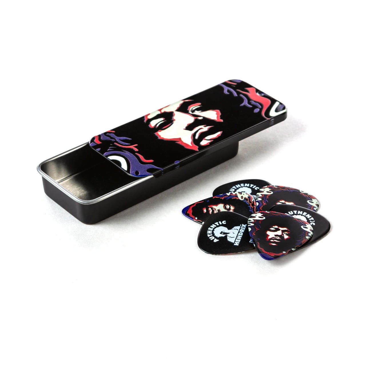 Jim Dunlop Jimi Hendrix Star Haze Pick Tin (6 Picks)