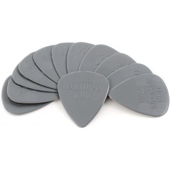 Dunlop Nylon Guitar Pick Pack - 0.46mm - 12 picks