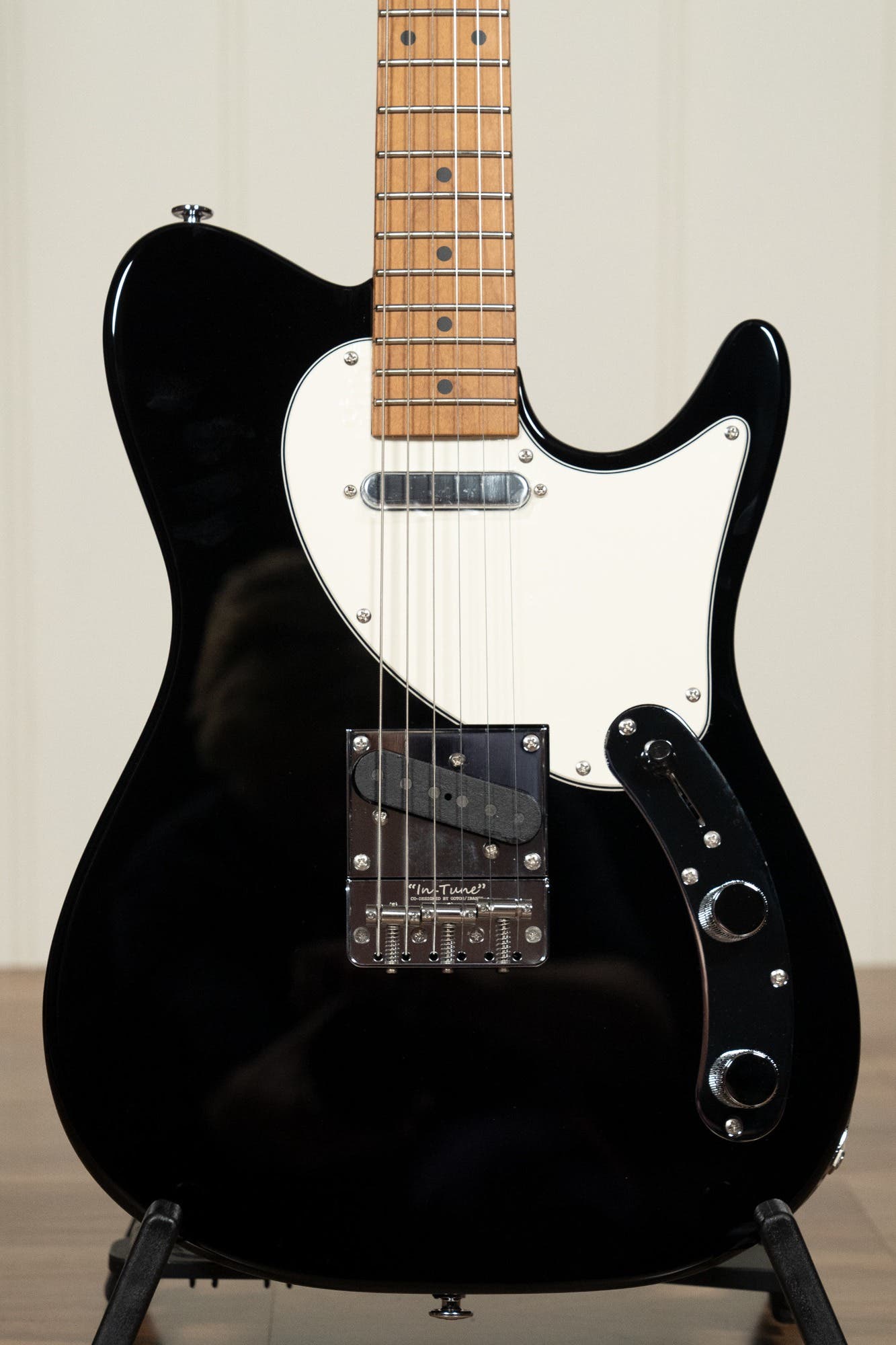 Ibanez Josh Smith FLATV1 Signature Guitar w/Case - Black