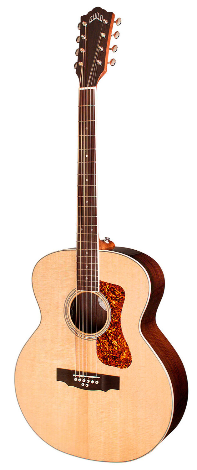Guild BT-258E Deluxe 8-String Baritone Acoustic Guitar - Natural
