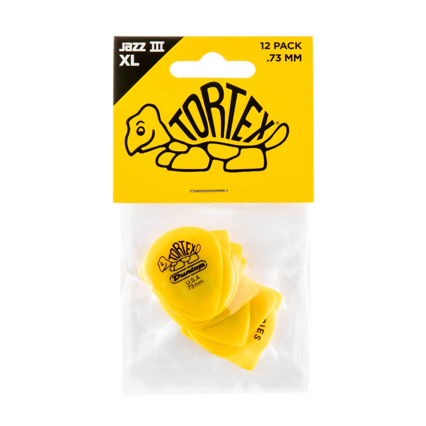 Dunlop Jazz III XL Guitar Pick Pack - 0.73mm (JPT473)