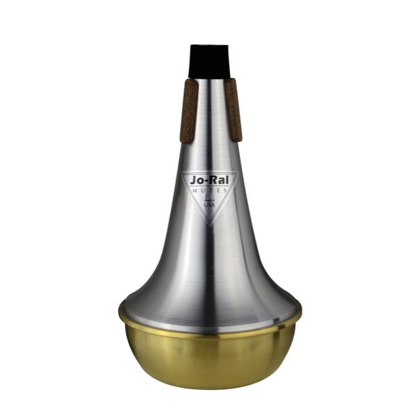 Jo-Ral Tenor Trombone Mute - Brass Bottom Straight JRTRB1B