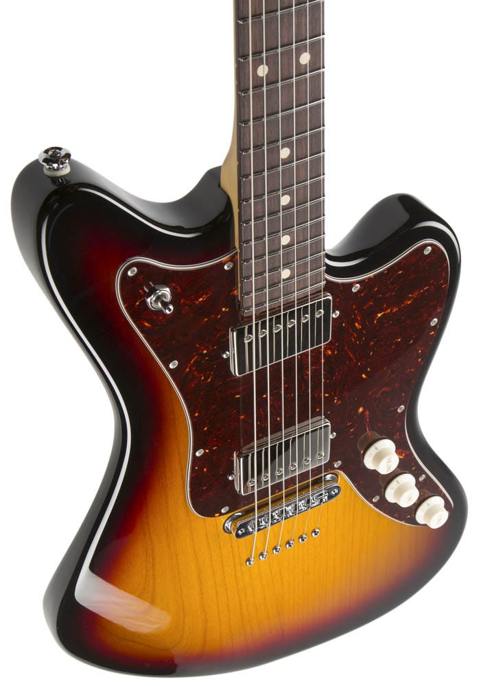 Suhr Classic JM Pro Electric Guitar - 3 Tone Burst (SSV Humbuckers/Tunomatic Bridge)