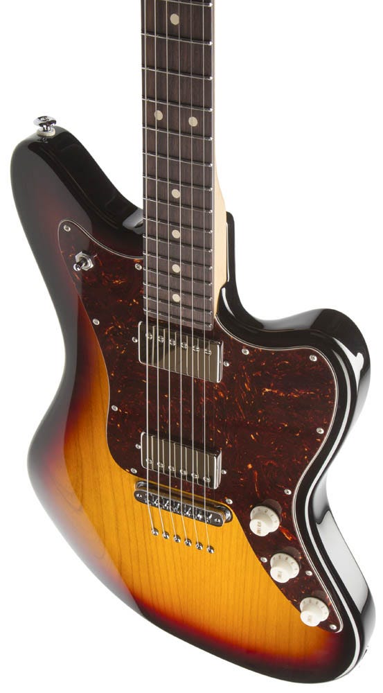 Suhr Classic JM Pro Electric Guitar - 3 Tone Burst (SSV Humbuckers/Tunomatic Bridge)