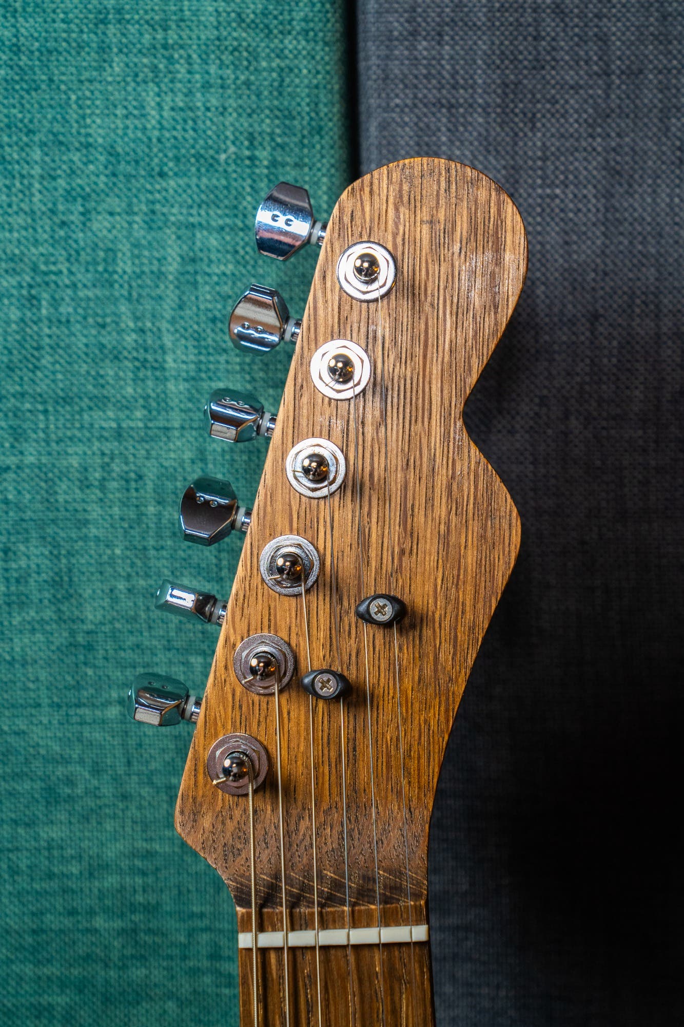 Justin Johnson Signature Guitar + Gator Case - Whiskey Barrel Jack Daniels (Stencil) - Pre-Owned