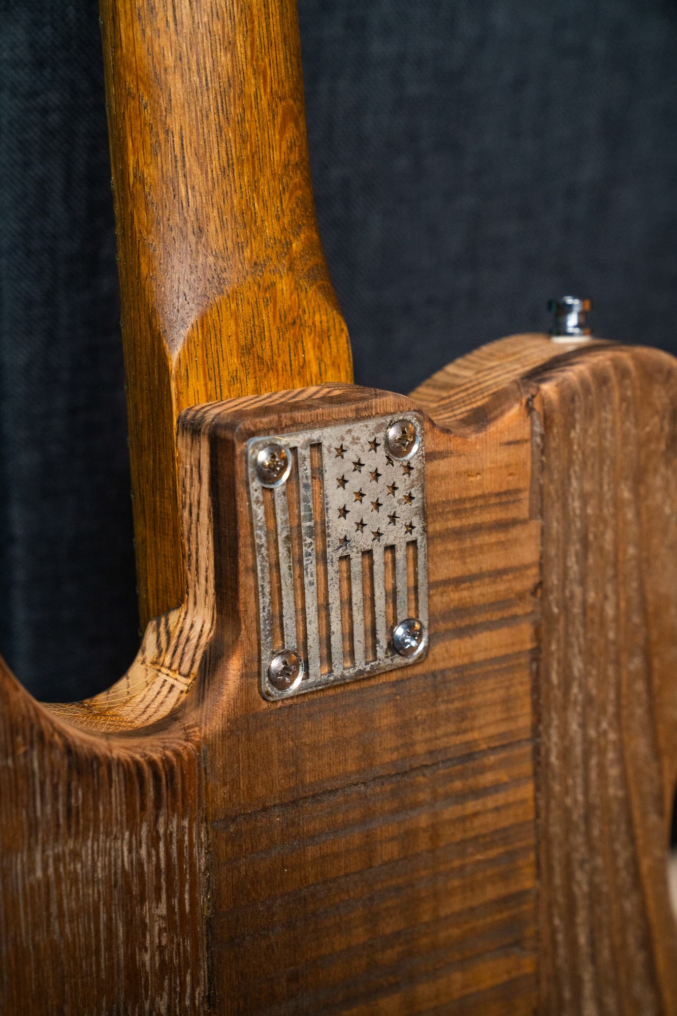 Justin Johnson Signature Guitar + Gator Case - Whiskey Barrel Jack Daniels (Stencil) - Pre-Owned