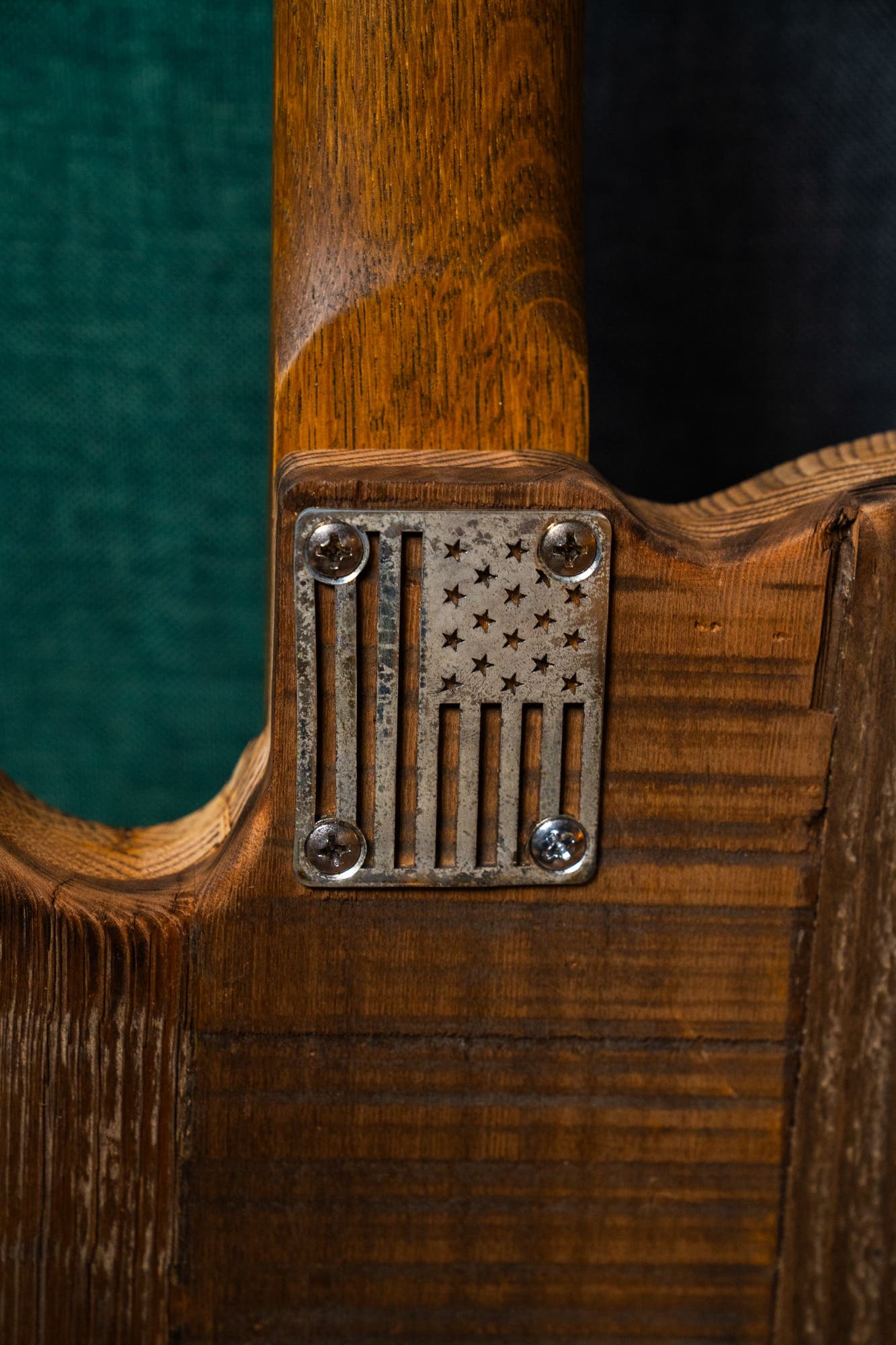 Justin Johnson Signature Guitar + Gator Case - Whiskey Barrel Jack Daniels (Stencil) - Pre-Owned