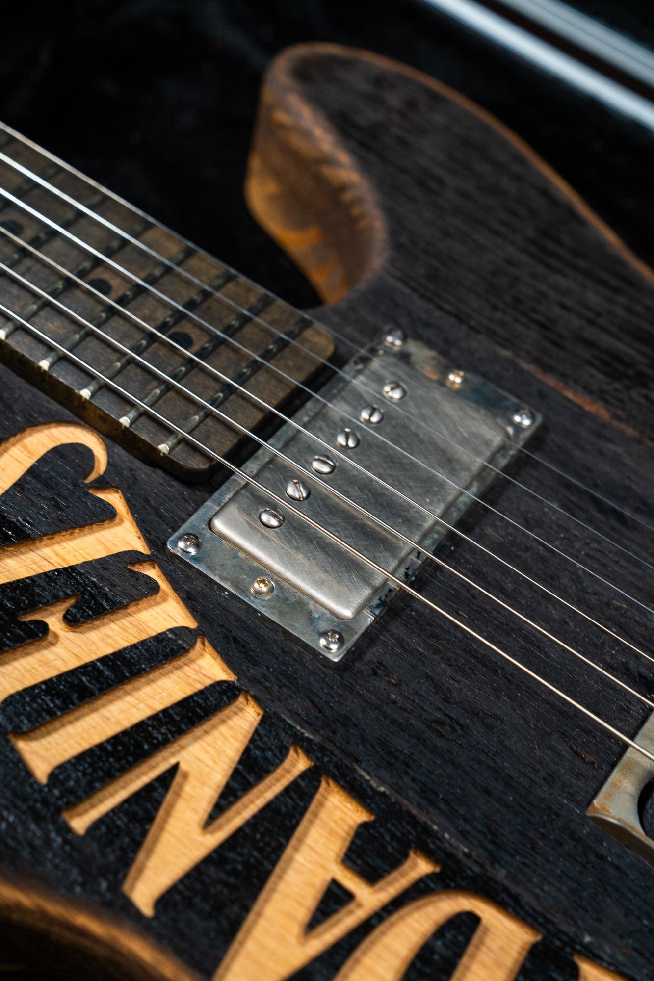 Justin Johnson Signature Guitar + Gator Case - Whiskey Barrel Jack Daniels (2021) - Pre-Owned