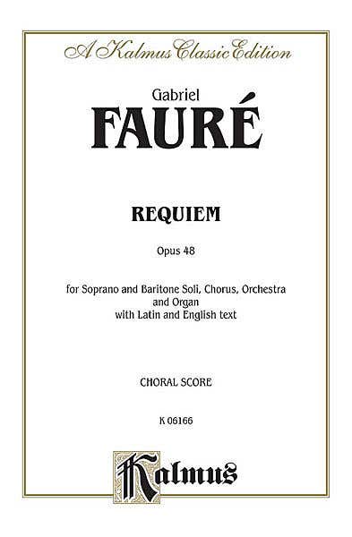 Requiem Op 48 Satb Lat/Eng Vocal Sc