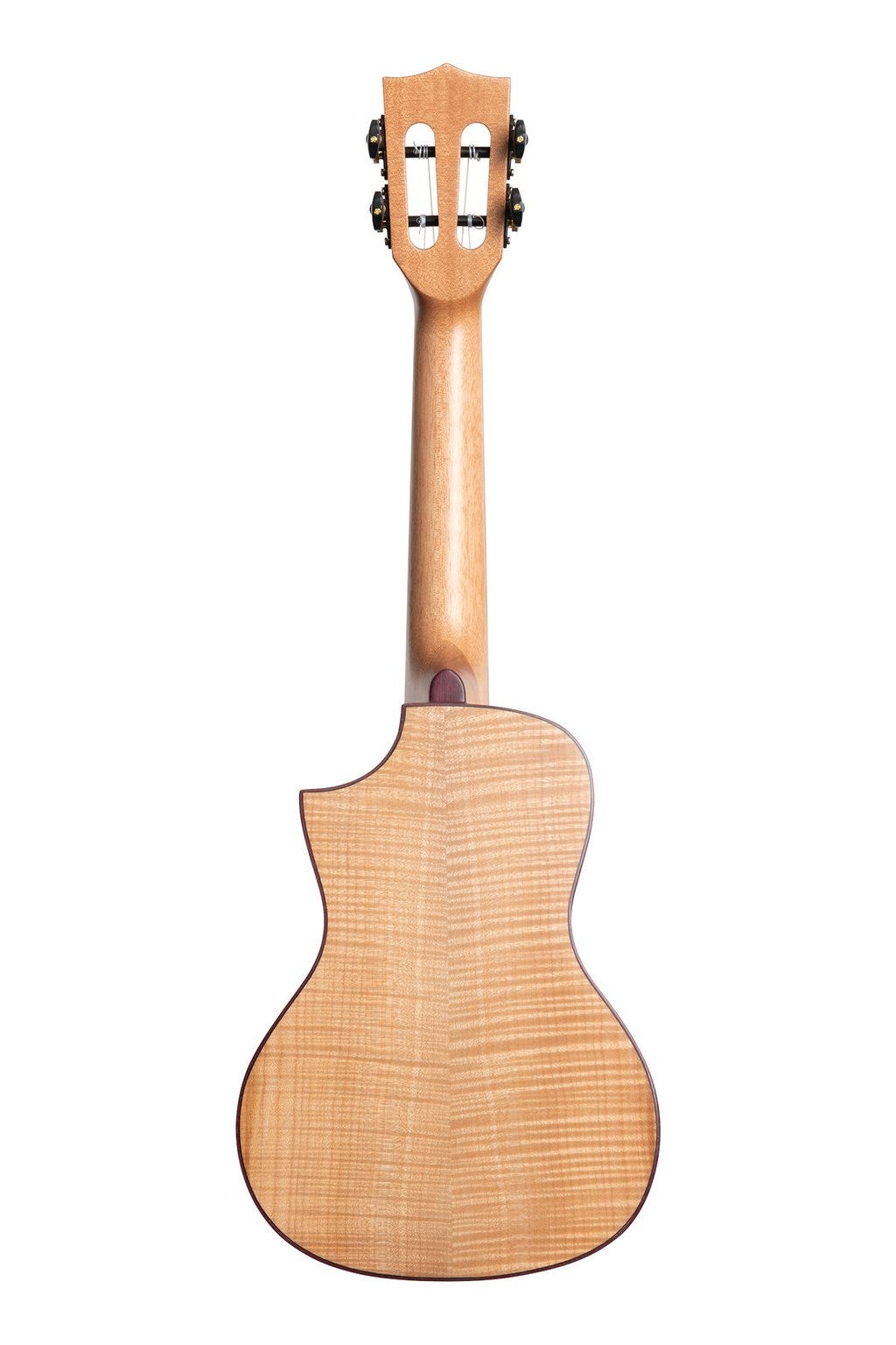 Kala Solid Flame Maple Concert Ukulele w/Cutaway (KA-ASFM-C-C)