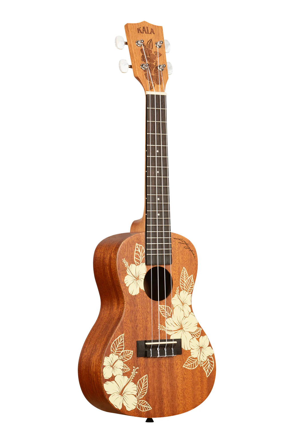 Kala Voyage Series 'Hibiscus' Concert Ukulele