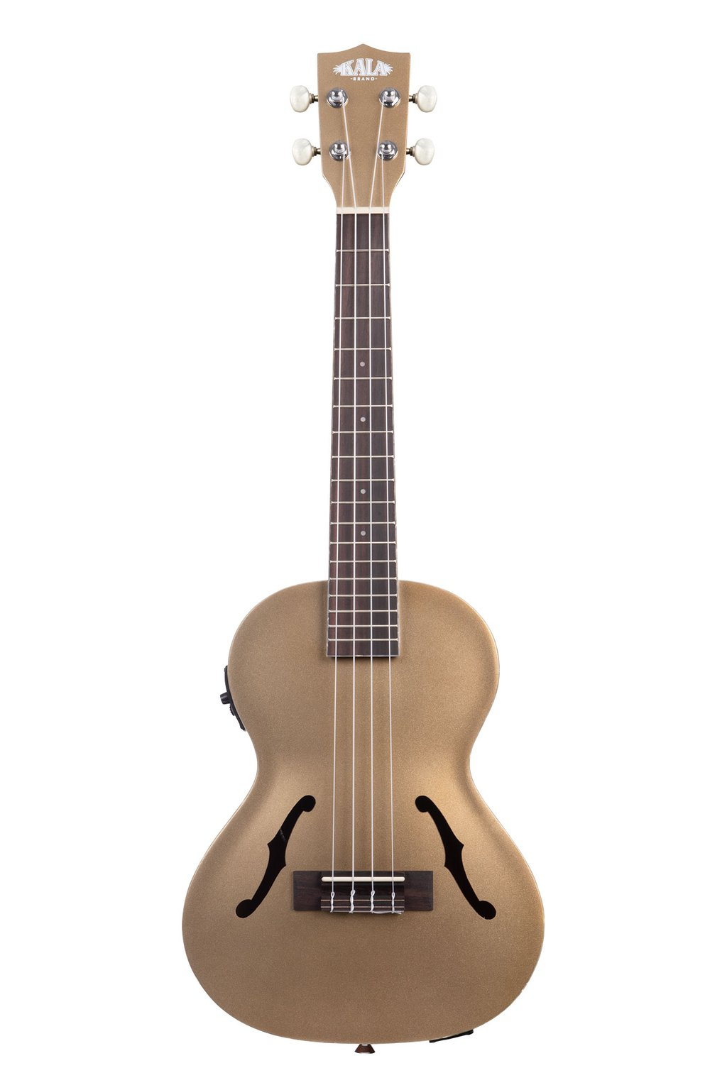 Kala Kalamazoo Archtop Tenor Ukulele w/Pickup - Gold