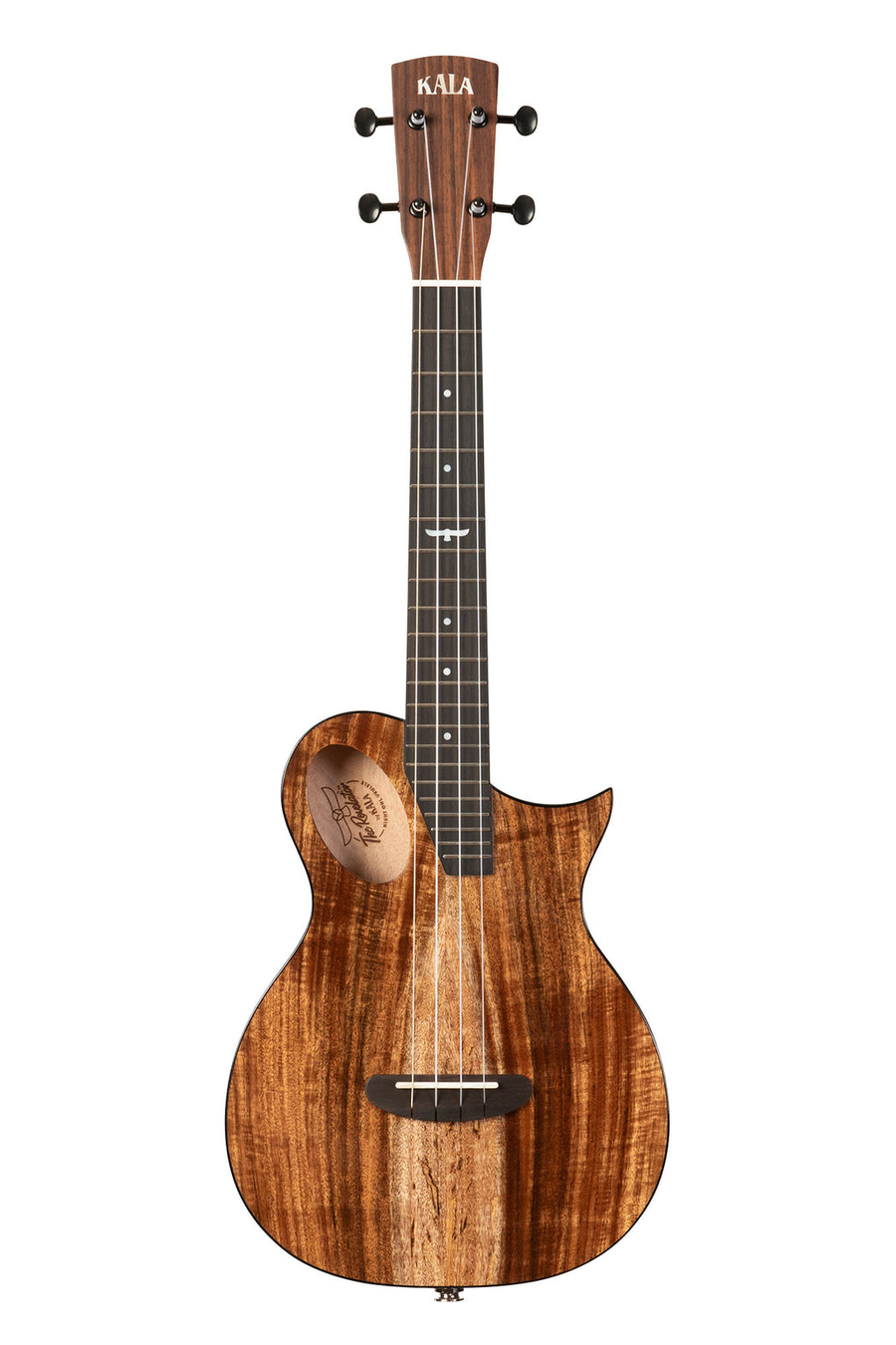 Kala Revelator Night Owl Acacia Tenor Ukulele w/bag