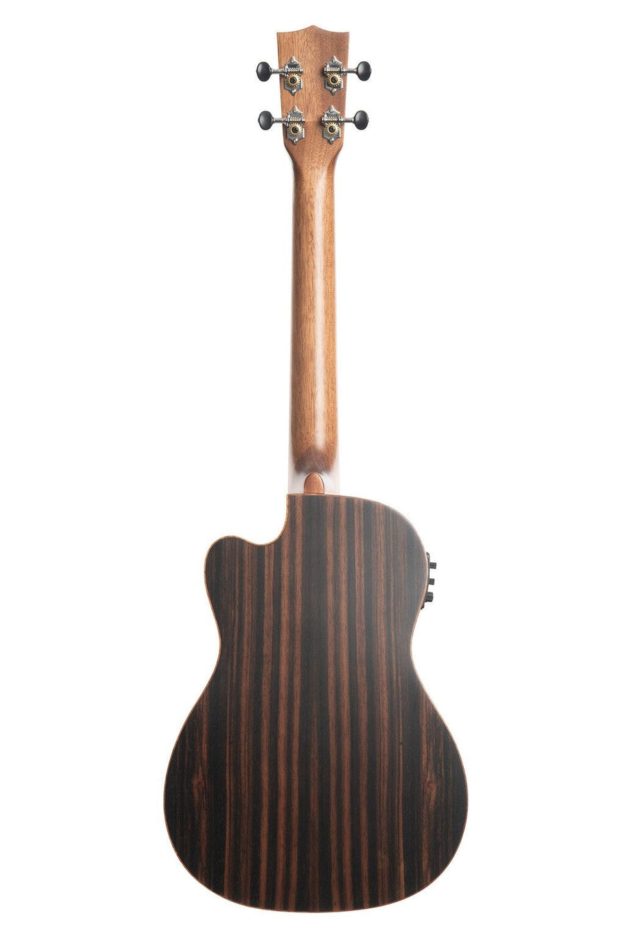 Kala Baritone Ukulele w/Cutaway and Pickup - Solid Spruce/Striped Ebony (KA-SSEBY-B-CE)