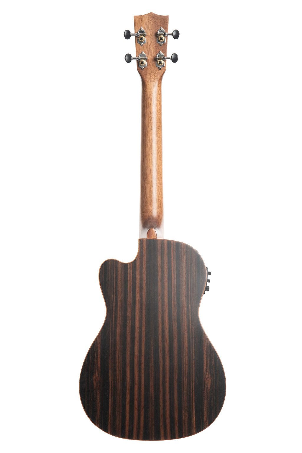 Kala Baritone Ukulele w/Cutaway and Pickup - Solid Spruce/Striped Ebony (KA-SSEBY-B-CE)