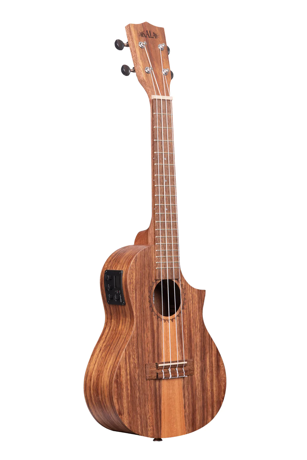 Kala KA-TK-C-CE Teak Concert Ukulele w/Pickup