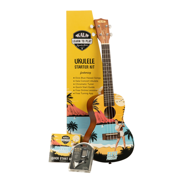 Kala LTP Elvis "Blue Hawaii" Concert Ukulele