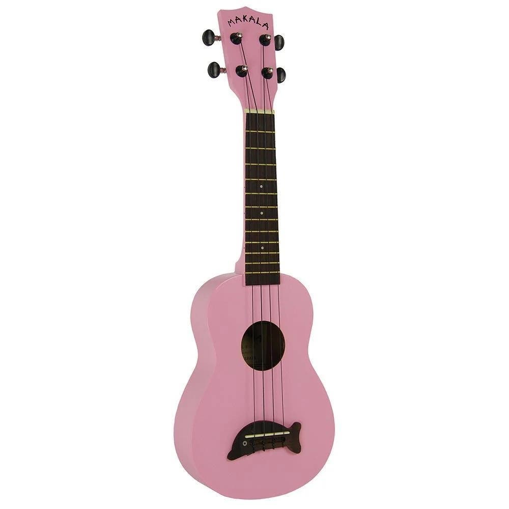 Kala Makala Dolphin Series Soprano Ukulele - Pink