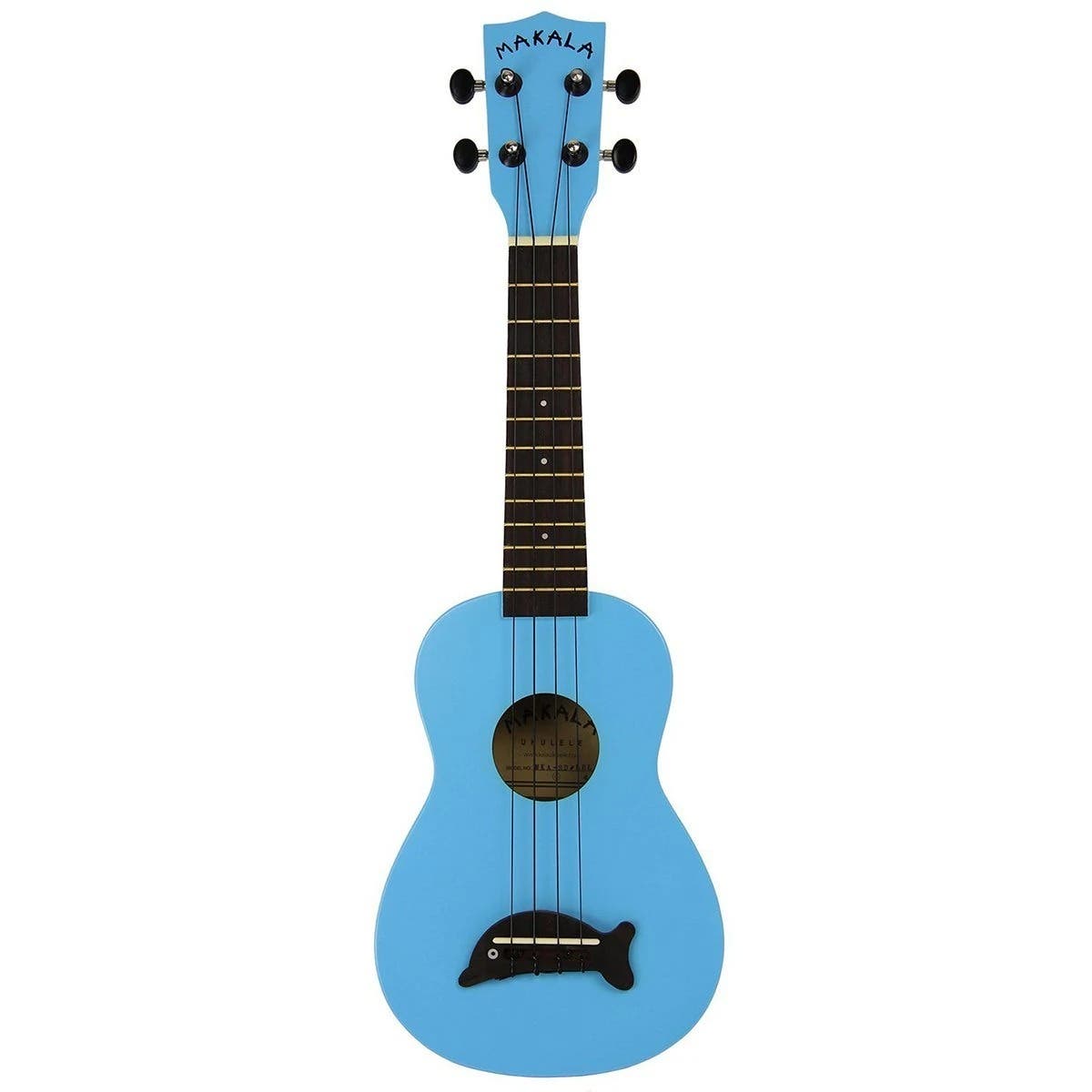 Kala Makala Dolphin Series Soprano Ukulele - Light Blue