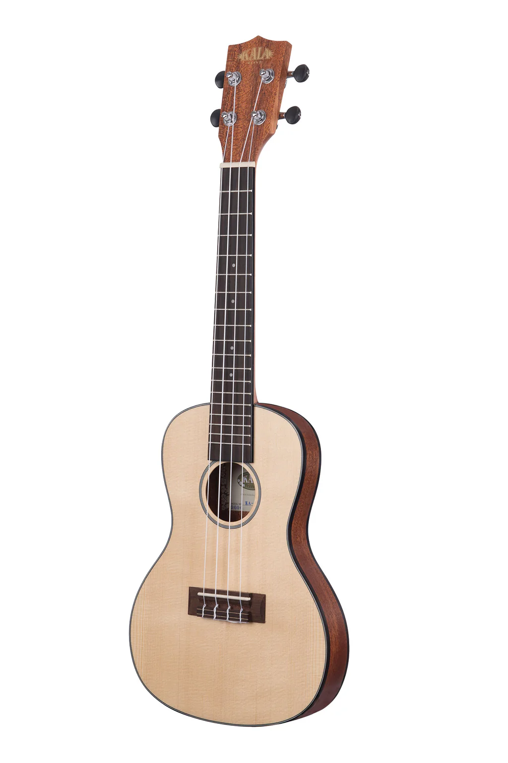 Kala Solid Spruce Travel Concert Ukelele w/Bag (KA-SSTU-C)