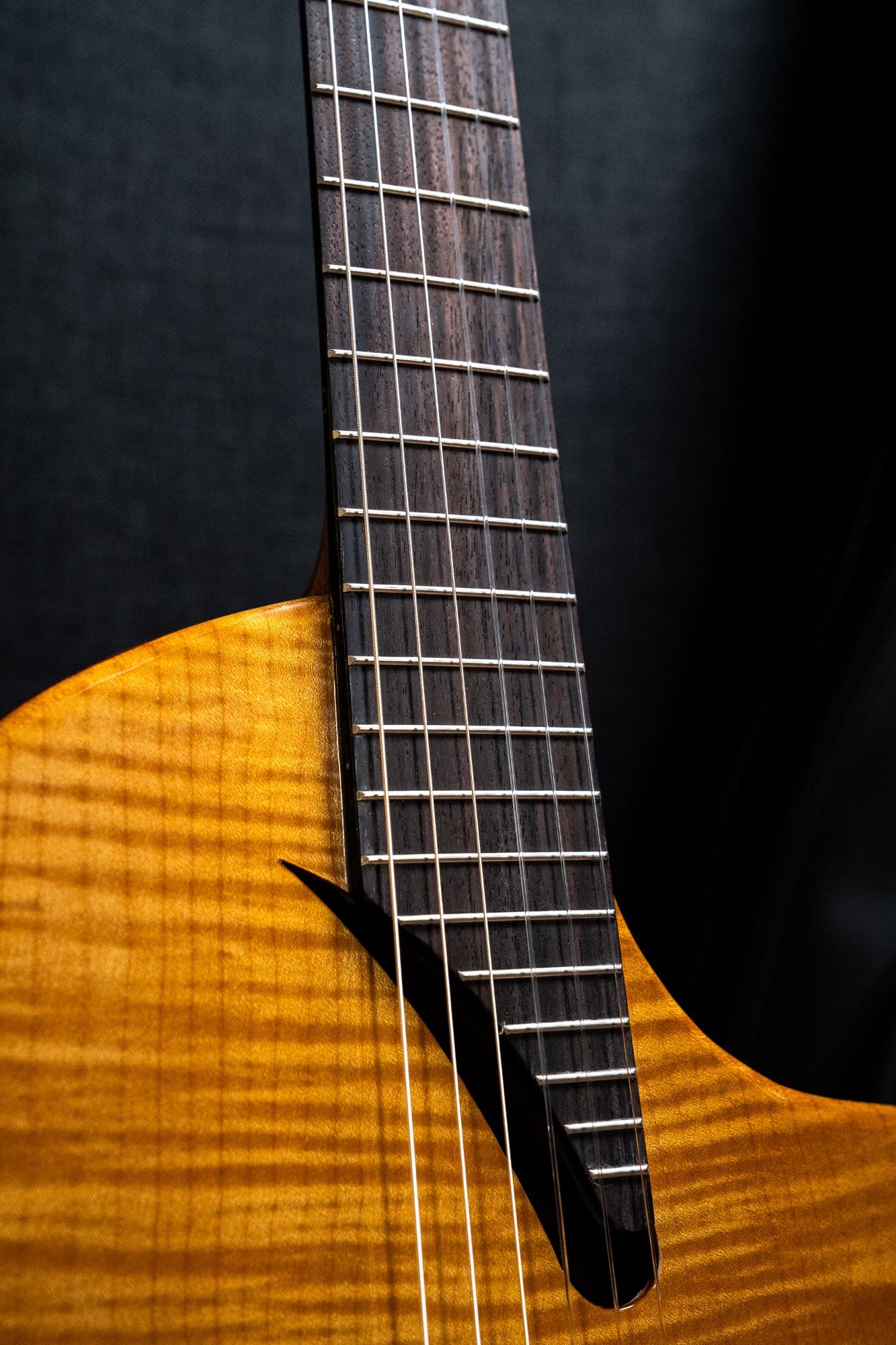 Katoh Hispania Chambered Solidbody Nylon String Guitar w/Bag - Natural