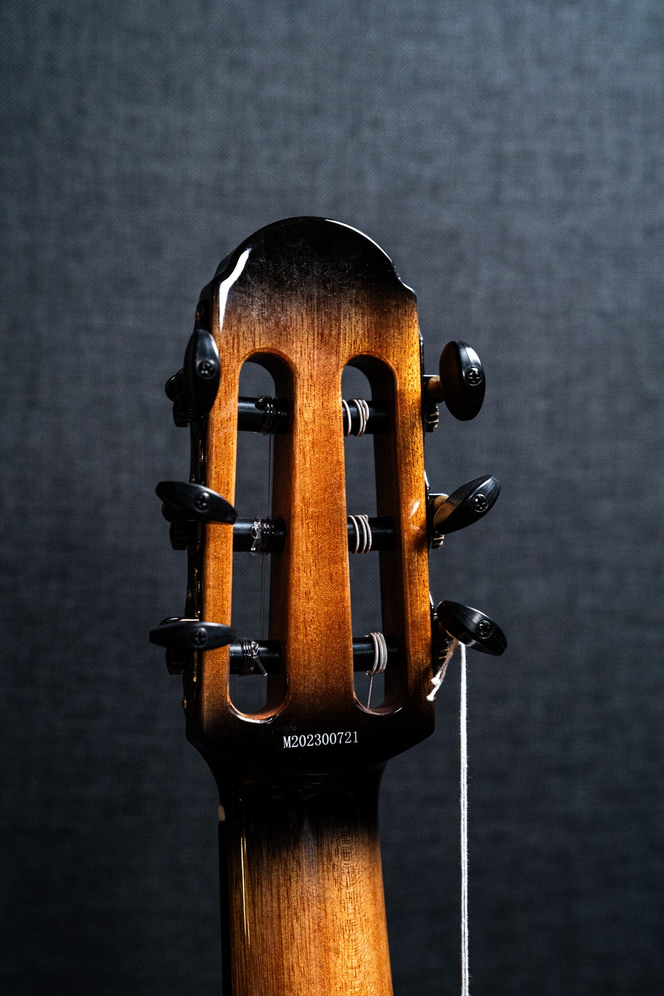 Katoh Hispania Chambered Solidbody Nylon String Guitar w/Bag - Trans Black