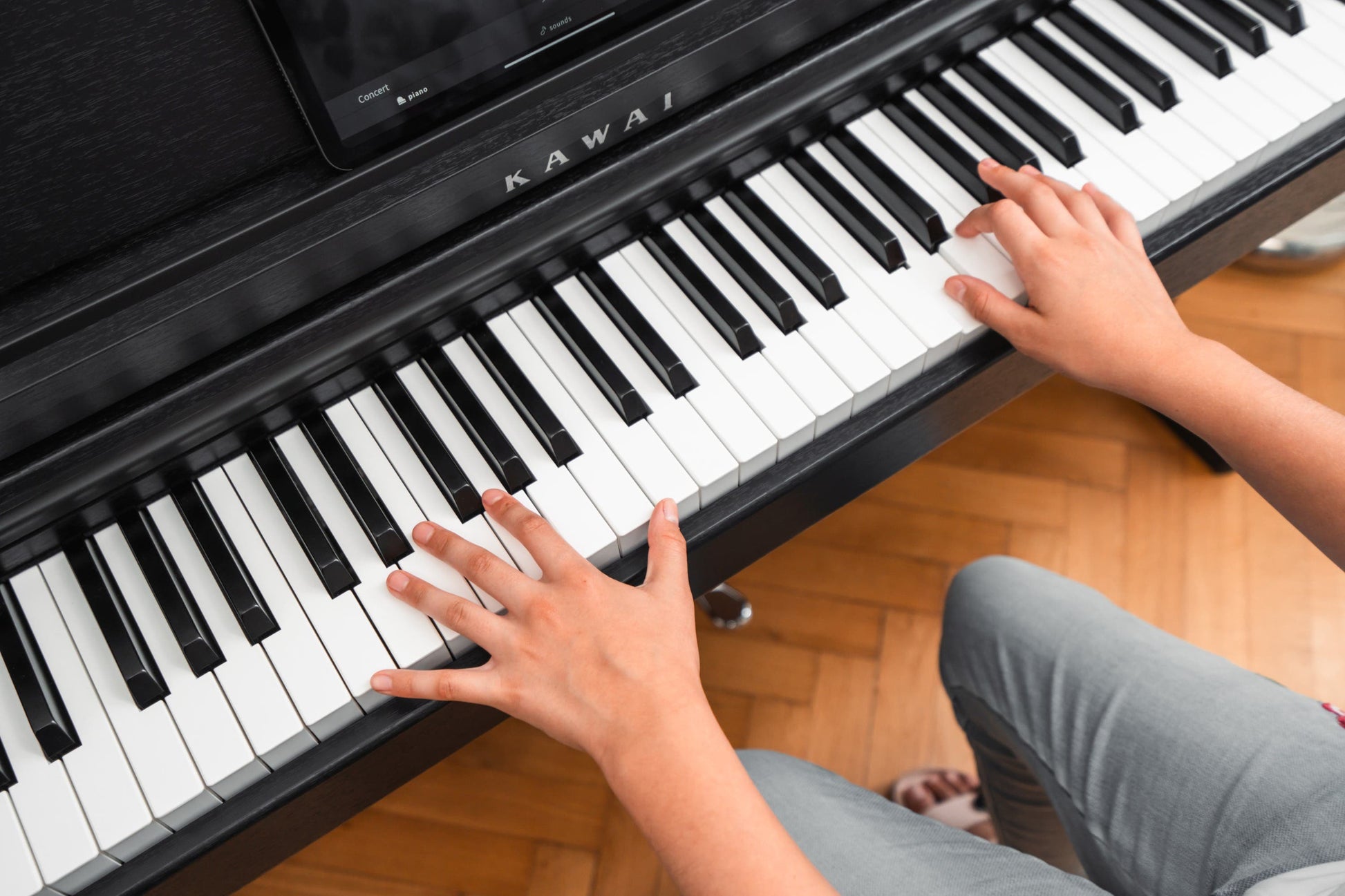 Kawai CX202ES Digital Piano w/Matching Bench - Ebony Satin