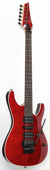 Ibanez KIKO100 Kiko Signature Model w/ Case - Transparent Ruby Red