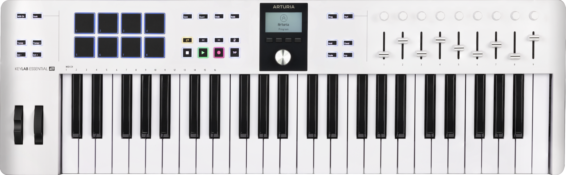 Arturia Keylab Essential 3 49 key controller - White