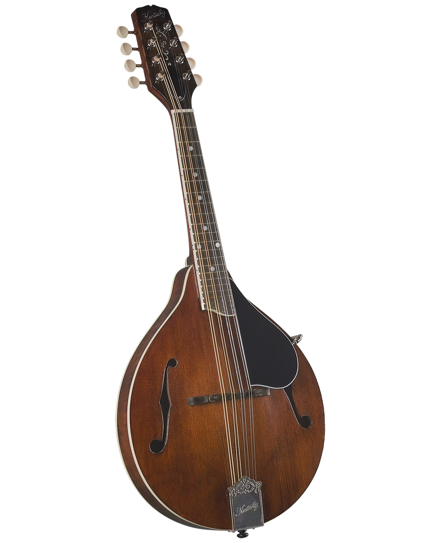 Kentucky KM-256 Deluxe A-Style Mandolin - Trans Brown