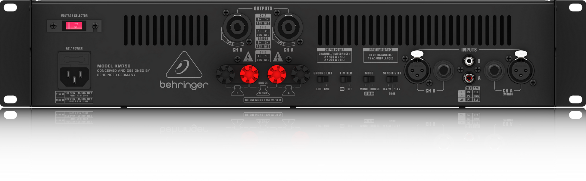 Behringer KM750 Power Amplifier