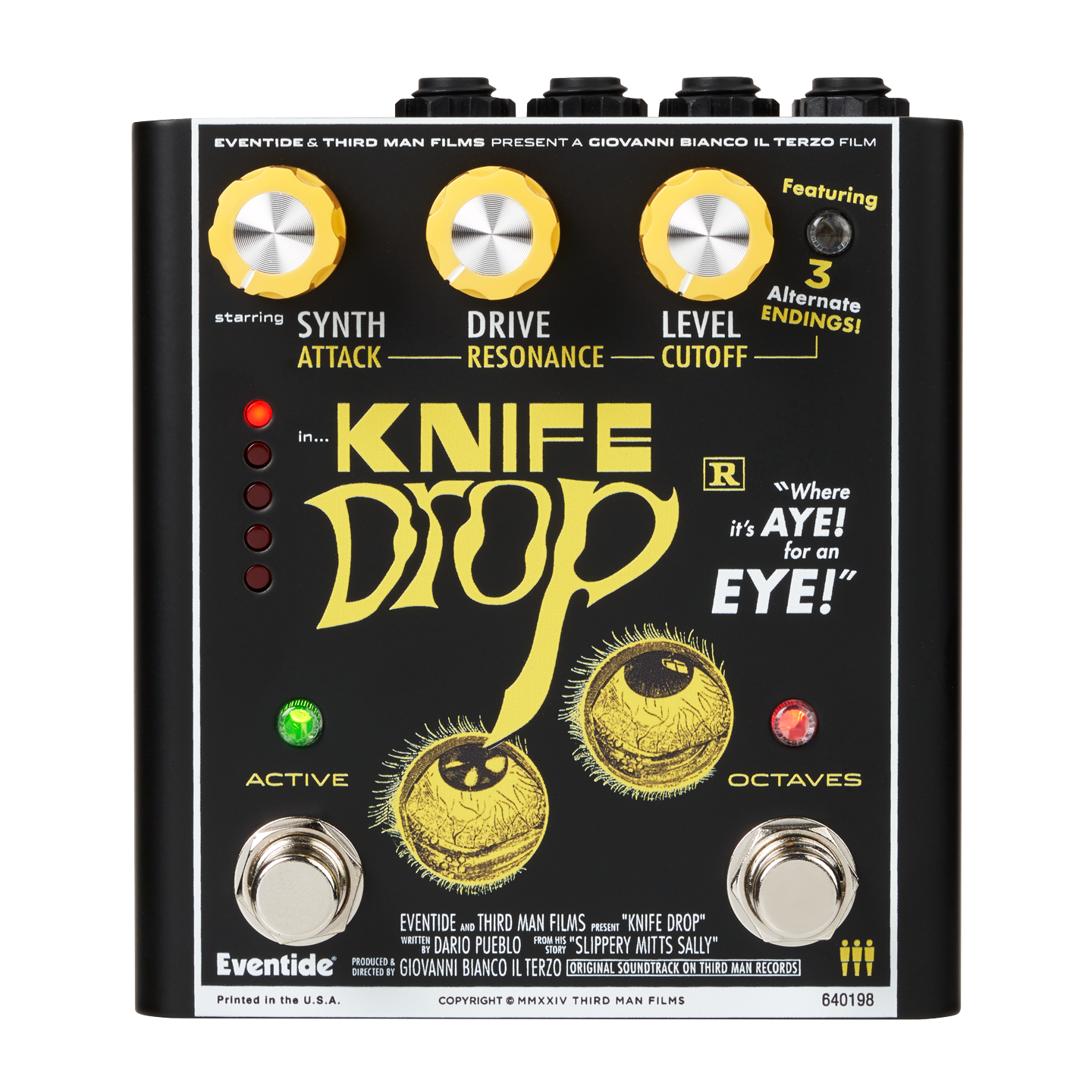 Eventide KNIFE DROP Sub-Octave Fuzz / Analog Synth Pedal