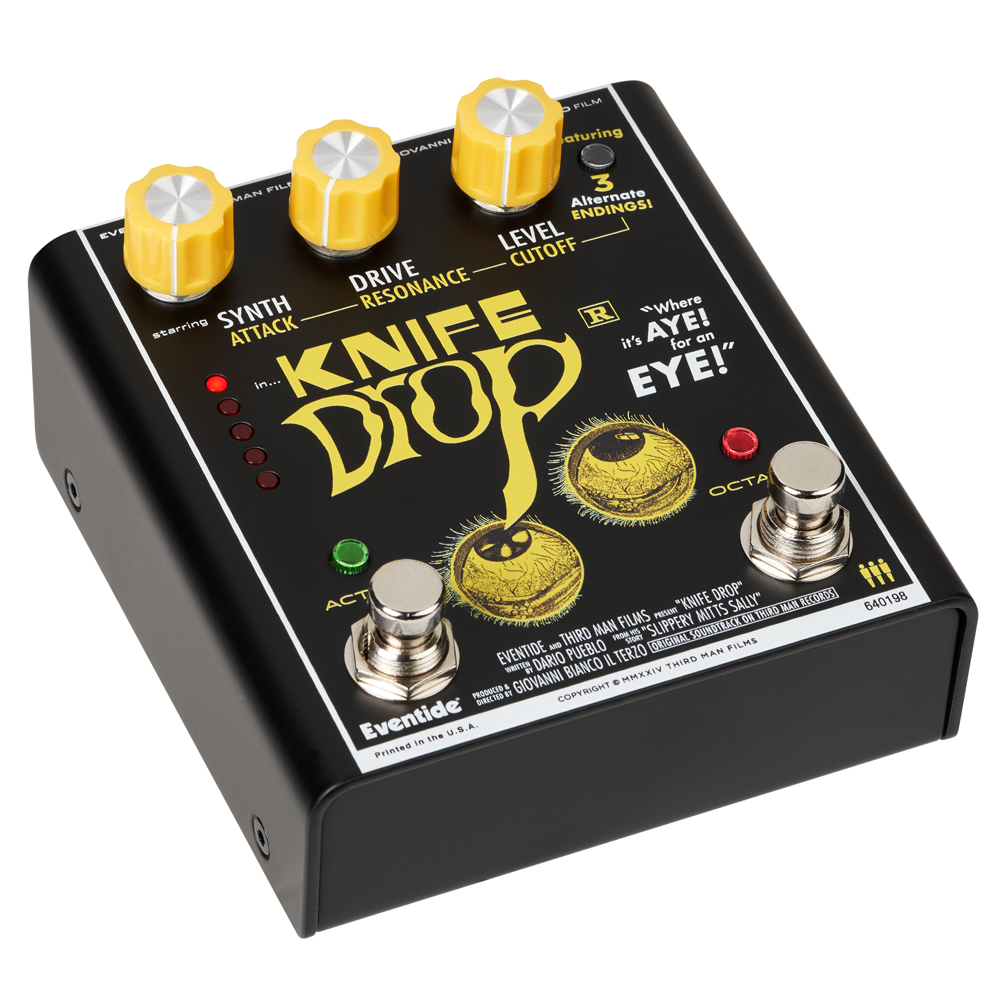Eventide KNIFE DROP Sub-Octave Fuzz / Analog Synth Pedal