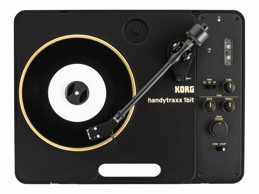 Korg handytraxx 1bit Portable Turntable