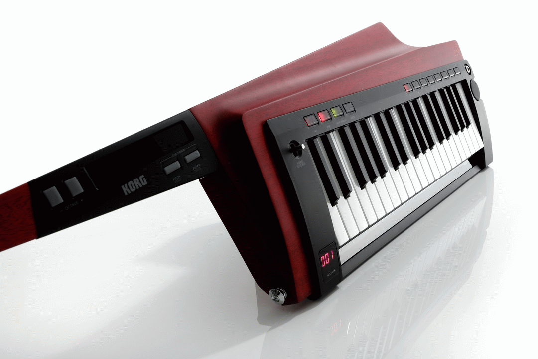 Korg 37-Note Keytar Synth - Red (RK-100S2)