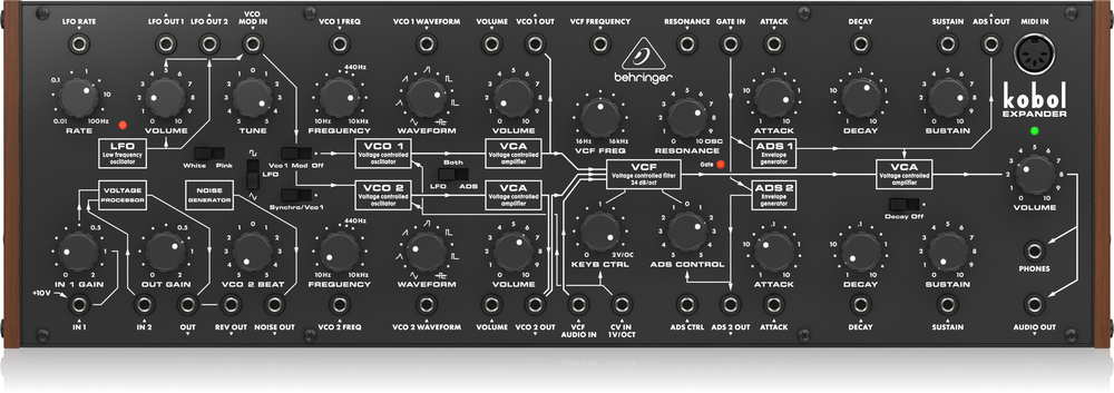 Behringer Kobal Expander Analogue Semi-Modular Synth