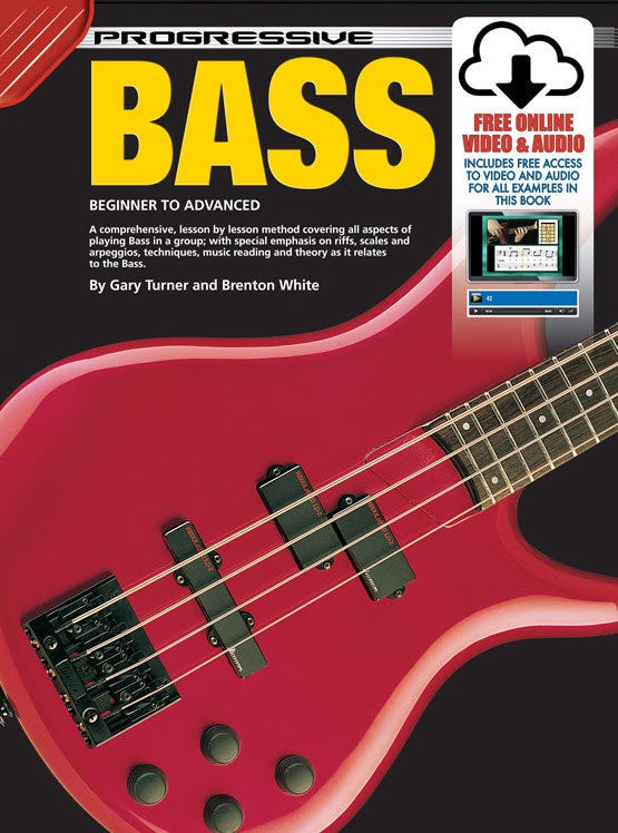 PROGRESSIVE BASS GUITAR - BOOK/ONLINE MEDIA (KOALA)