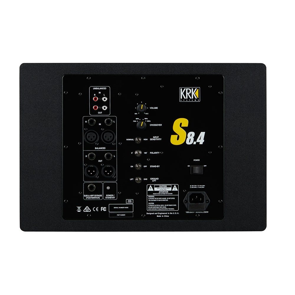 KRK S8.4 8" Studio Subwoofer