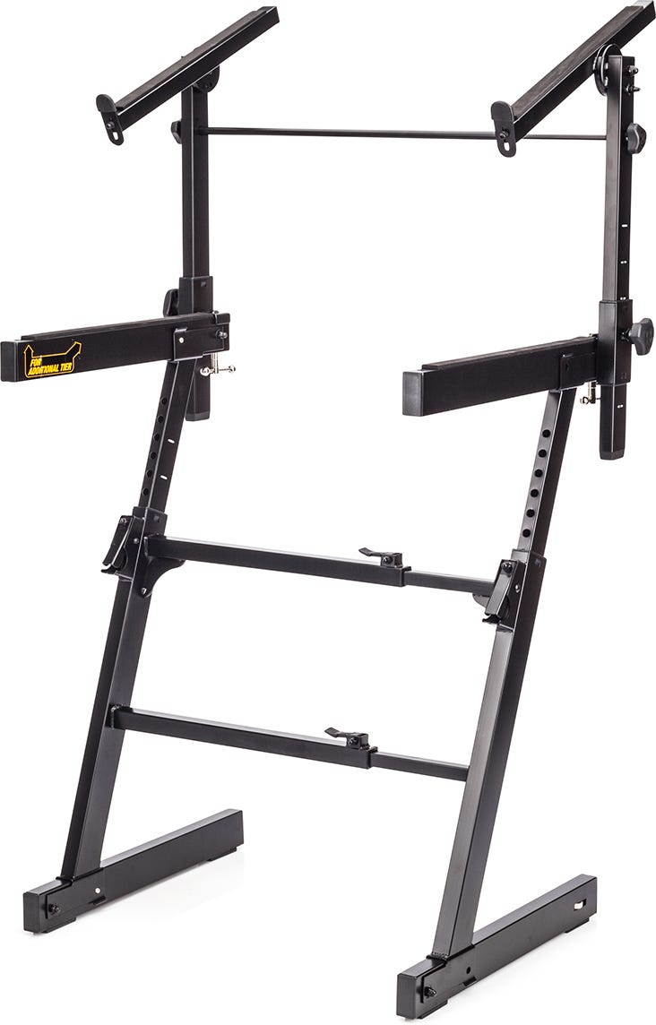 Hercules KS410B Z-Style Autolock Keyboard Stand - 2 Tier