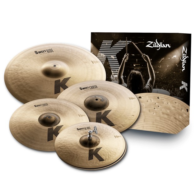 Zildjian K Sweet Cymbal Pack (15 / 17 / 19 / 21)
