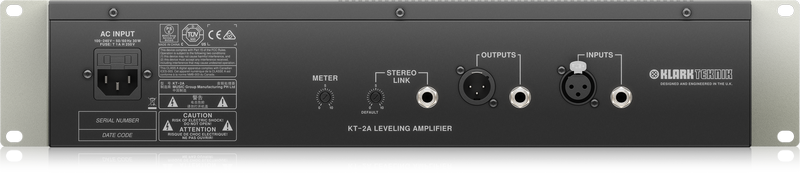 Klark Teknik 2A-KT Classic Tube Compressor/Levelling Amplifier w/MIDAS Transformers