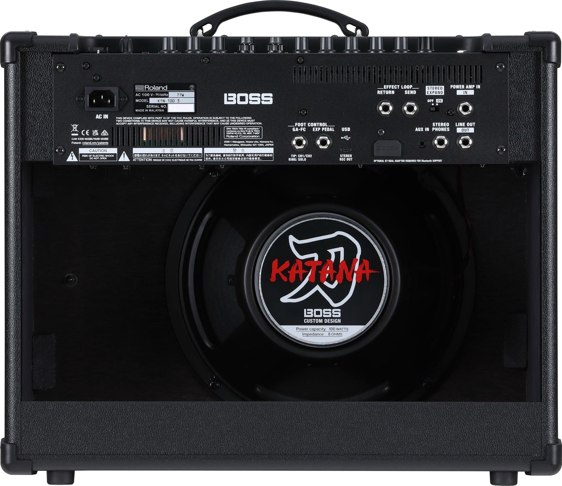 Boss Katana 100 Gen 3 1x12 Guitar Amp (KTN1003)