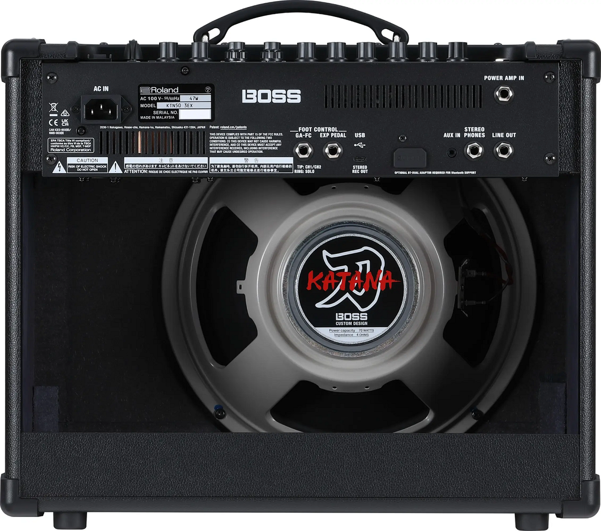 Boss Katana 50 EX Gen 3 Guitar Amp Bundle w/ BT-DUAL (KTN503EXBTD)