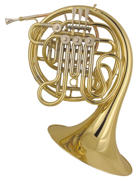 Wisemann Double French Horn - Bb/F - Brass Lacquered (WI-DFH-BF600)