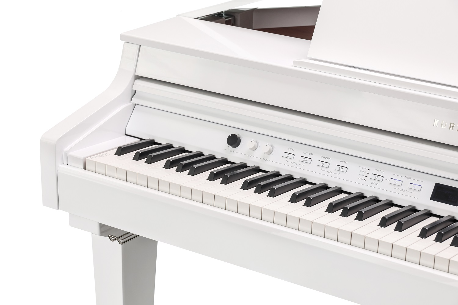 Kurzweil CUP G1W Digital Baby Grand Piano - White Polish