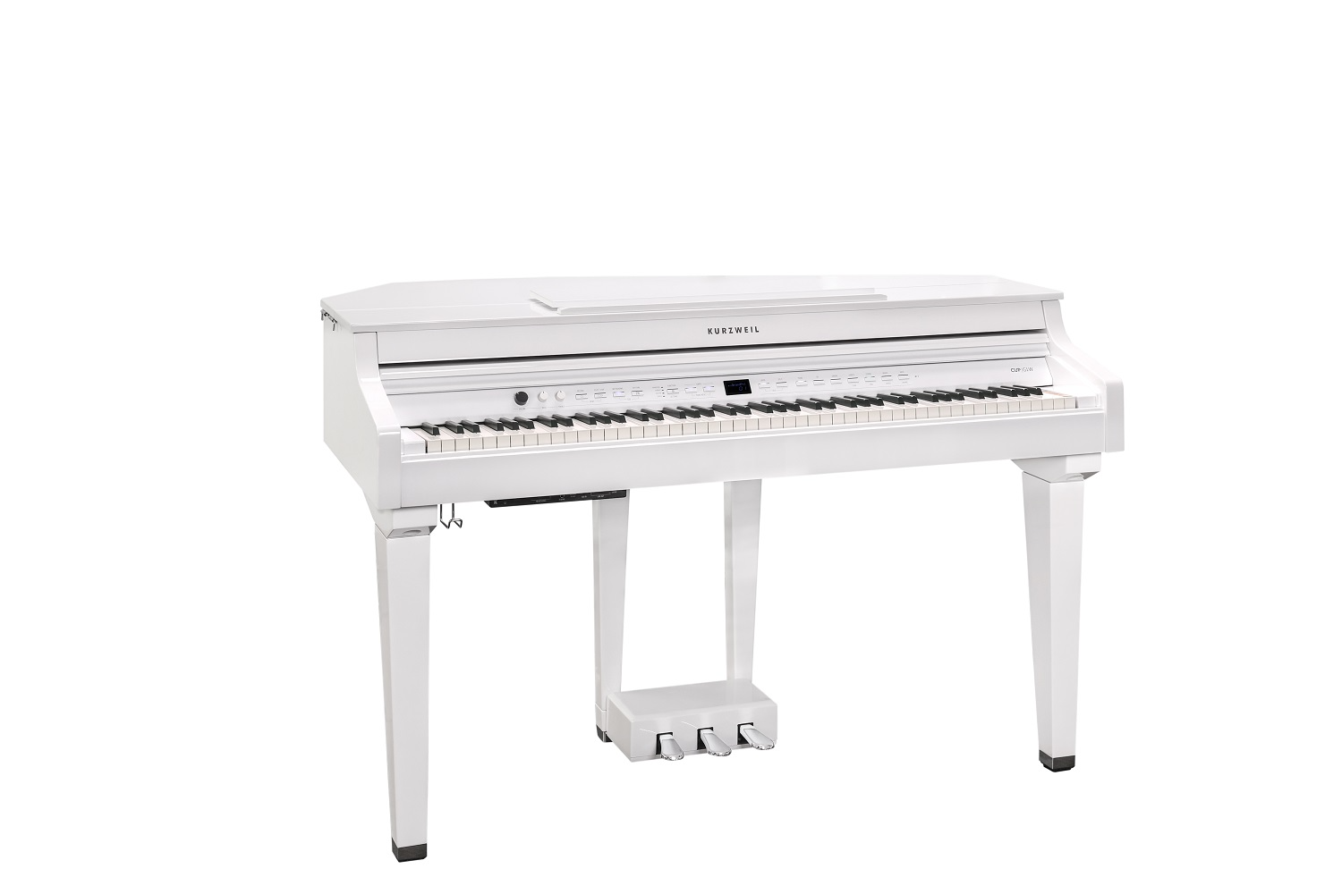 Kurzweil CUP G1W Digital Baby Grand Piano - White Polish