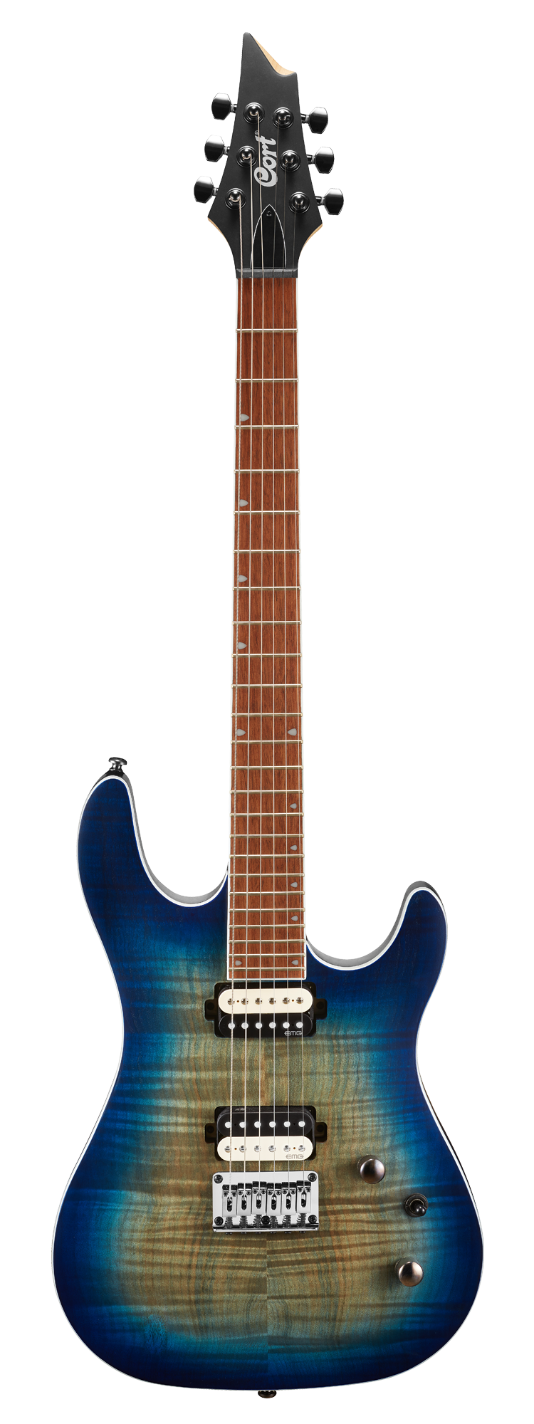 Cort KX300 Electric Guitar - Open Pore Cobalt Burst