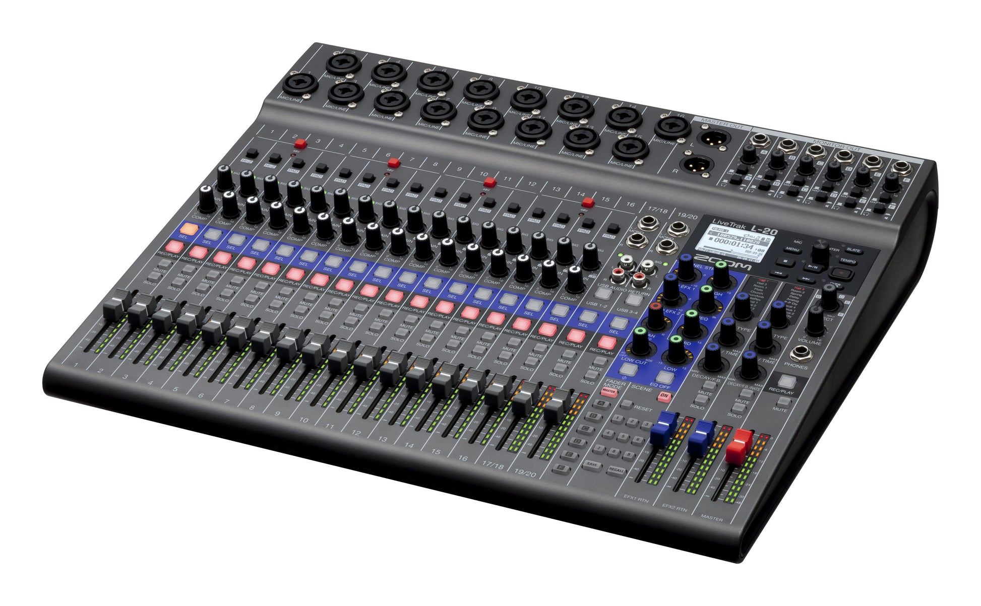 Zoom LiveTrak L-20 Digital Recording Mixer