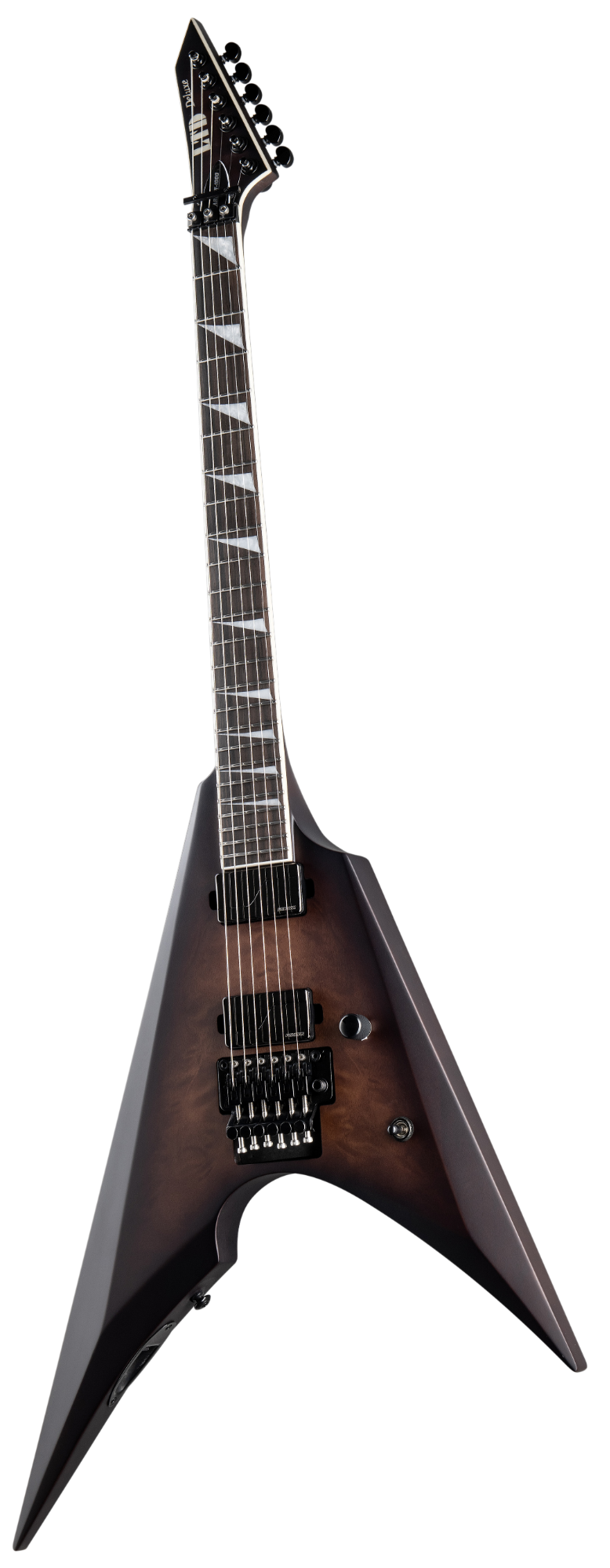 ESP LTD Arrow 1000 QM - Dark Brown Sunburst Satin