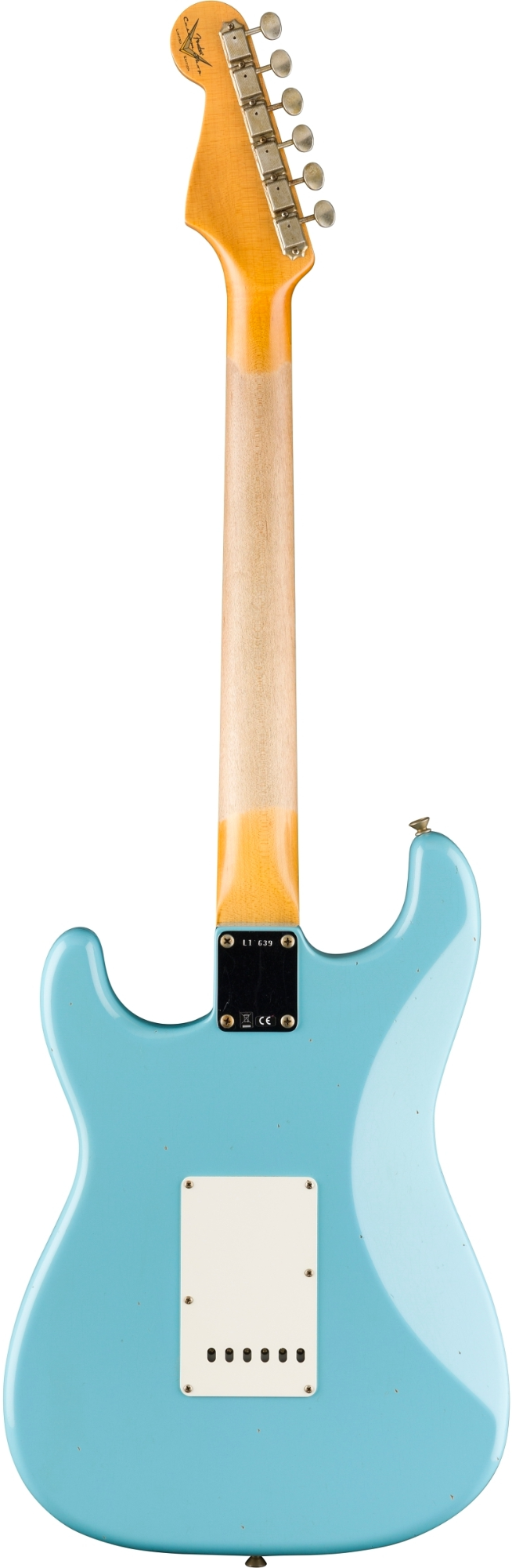 Fender Custom Shop Limited Edition Fat '64 Stratocaster - Journeyman Relic - Aged Daphne Blue RW (#L11639)